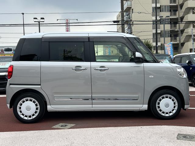 ムーヴキャンバスストライプスG ナビ付保証 新車保証・まごころ保証 1年間・走行距離無制限付き・7インチナビ・パノラマカメラ・ドラレコ・ETC装備・LEDヘッドライト装備(東京都)の中古車