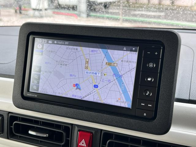 ムーヴキャンバスストライプスG ナビ付保証 新車保証・まごころ保証 1年間・走行距離無制限付き・7インチナビ・パノラマカメラ・ドラレコ・ETC装備・LEDヘッドライト装備(東京都)の中古車