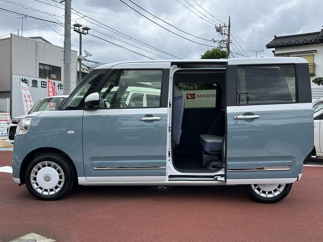 ムーヴキャンバスストライプスＧ　９インチディスプレイオーディオ装備保証　新車保証・まごころ保証　１年間・走行距離無制限付き・９インチディスプレイオーディオ装備・ＬＥＤヘッドライト装備・シートヒーター装備（東京都）の中古車