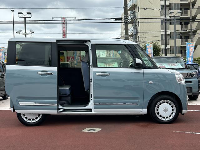 ムーヴキャンバスストライプスＧ　９インチディスプレイオーディオ装備保証　新車保証・まごころ保証　１年間・走行距離無制限付き・９インチディスプレイオーディオ装備・ＬＥＤヘッドライト装備・シートヒーター装備（東京都）の中古車