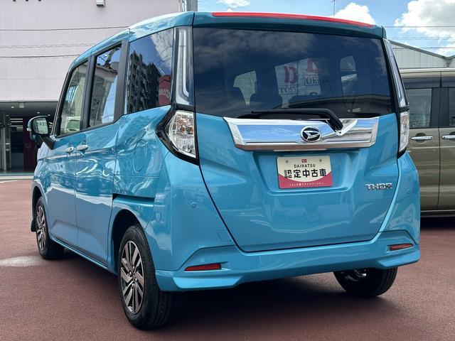 トールカスタムＧ　９インチディスプレイオーディオ　パノラマモニター保証　新車保証・まごころ保証　１年間・走行距離無制限付き・９インチディスプレイオーディオ装備・パノラマカメラ装備・ＬＥＤヘッドライト装備（東京都）の中古車