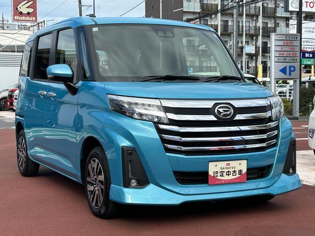 トールカスタムＧ　９インチディスプレイオーディオ　パノラマモニター保証　新車保証・まごころ保証　１年間・走行距離無制限付き・９インチディスプレイオーディオ装備・パノラマカメラ装備・ＬＥＤヘッドライト装備（東京都）の中古車