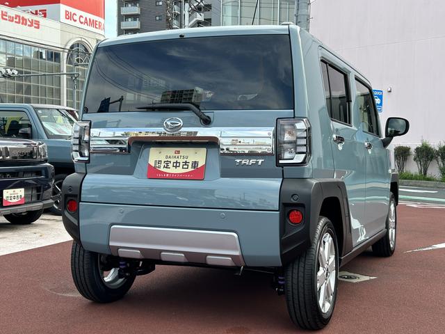 タフトＧ　クロムベンチャー保証　新車保証・まごころ保証　１年間・走行距離無制限付き・オーディオレス車・パノラマカメラ装備・ＬＥＤヘッドライト装備・ＬＥＤフォグ装備・シートヒーター装備（東京都）の中古車