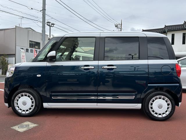 ムーヴキャンバスストライプスＧターボ　ナビ　ドライブレコーダー　ＥＴＣ保証　新車保証・まごころ保証　１年間・走行距離無制限付き・７インチナビ・バックカメラ・ドラレコ・ＥＴＣ装備・ＬＥＤヘッドライト装備（東京都）の中古車