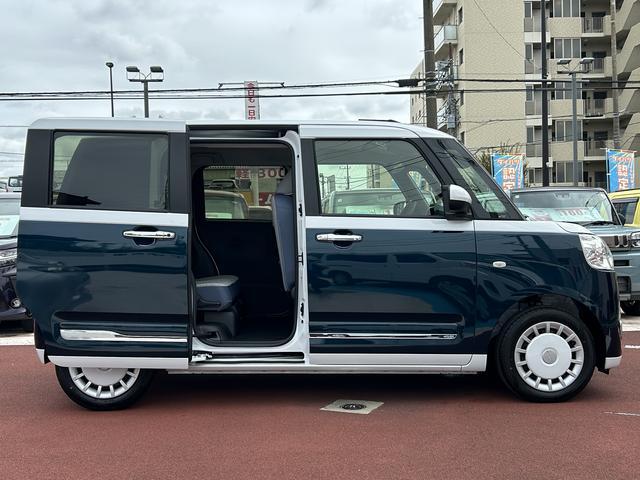 ムーヴキャンバスストライプスＧターボ　ナビ　ドライブレコーダー　ＥＴＣ保証　新車保証・まごころ保証　１年間・走行距離無制限付き・７インチナビ・バックカメラ・ドラレコ・ＥＴＣ装備・ＬＥＤヘッドライト装備（東京都）の中古車