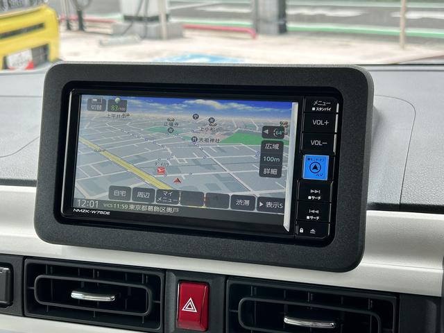 ムーヴキャンバスストライプスＧターボ　ナビ　ドライブレコーダー　ＥＴＣ保証　新車保証・まごころ保証　１年間・走行距離無制限付き・７インチナビ・バックカメラ・ドラレコ・ＥＴＣ装備・ＬＥＤヘッドライト装備（東京都）の中古車