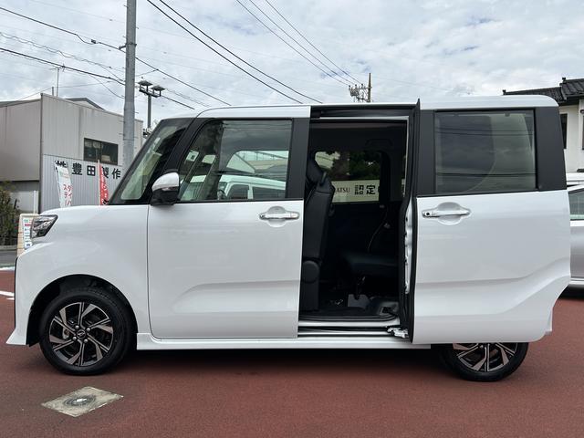 タントカスタム　スローパーカスタムＲＳ　ＰＲＭ保証　新車保証・まごころ保証　１年間・走行距離無制限付き・オーディオレス車・ＬＥＤヘッドライト装備・パノラマカメラ・シートヒーター装備（東京都）の中古車