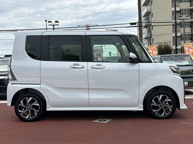 タントカスタム　スローパーカスタムＲＳ　ＰＲＭ保証　新車保証・まごころ保証　１年間・走行距離無制限付き・オーディオレス車・ＬＥＤヘッドライト装備・パノラマカメラ・シートヒーター装備（東京都）の中古車