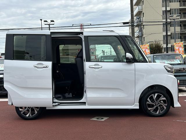 タントカスタム　スローパーカスタムＲＳ　ＰＲＭ保証　新車保証・まごころ保証　１年間・走行距離無制限付き・オーディオレス車・ＬＥＤヘッドライト装備・パノラマカメラ・シートヒーター装備（東京都）の中古車