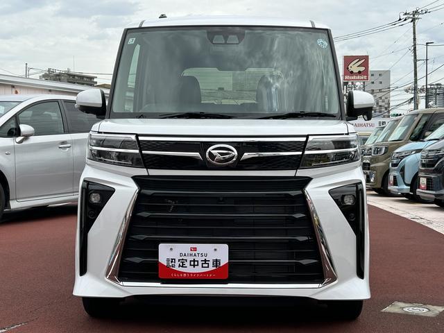 タントカスタム　スローパーカスタムＲＳ　ＰＲＭ保証　新車保証・まごころ保証　１年間・走行距離無制限付き・オーディオレス車・ＬＥＤヘッドライト装備・パノラマカメラ・シートヒーター装備（東京都）の中古車