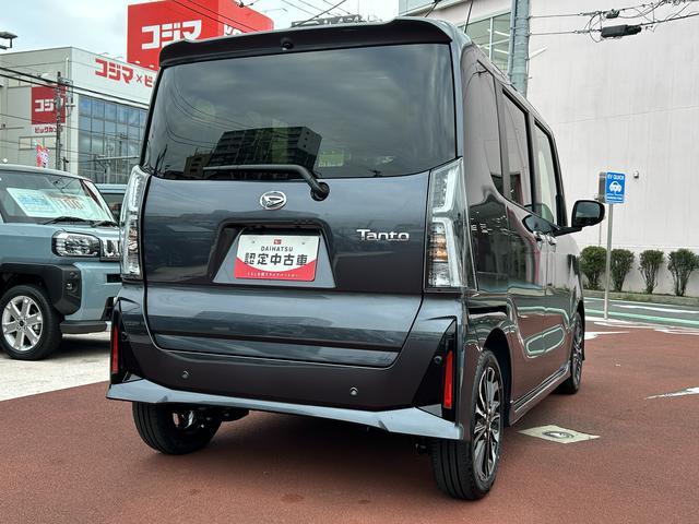 タントカスタムＲＳリミテッド保証　新車保証・まごころ保証　１年間・走行距離無制限付き・７インチナビ・パノラマカメラ・ドラレコ・ＥＴＣ装備・ＬＥＤヘッドライト装備（東京都）の中古車