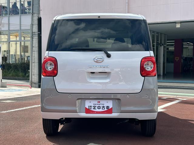 ムーヴキャンバスストライプスGターボ 7インチ純正ナビゲーション搭載!!保証 新車保証・まごころ保証 1年間・走行距離無制限付き・7インチナビ・パノラマカメラ・ドラレコ・ETC装備・LEDヘッドライト装備(東京都)の中古車