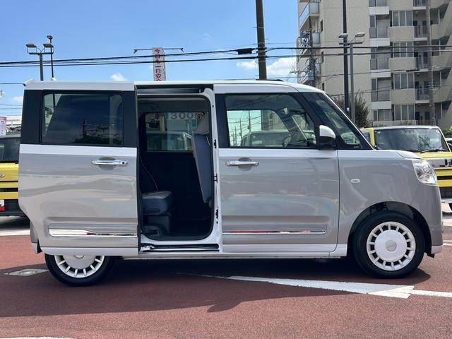 ムーヴキャンバスストライプスGターボ 7インチ純正ナビゲーション搭載!!保証 新車保証・まごころ保証 1年間・走行距離無制限付き・7インチナビ・パノラマカメラ・ドラレコ・ETC装備・LEDヘッドライト装備(東京都)の中古車