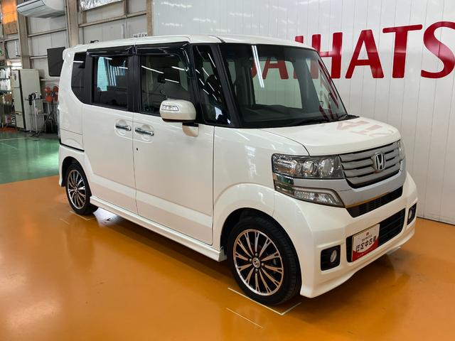 Ｎ−ＢＯＸカスタムＧ・ターボＡパッケージ衝突被害軽減ブレーキシステム　デイライト　両側オートスライドドア　Ｂカメラ　クルーズコントロール　ステアリングスイッチ　パドルシフト　Ｐスタート　ＥＴＣ　電動格納ミラー　キーフリー（神奈川県）の中古車