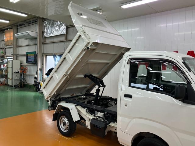 ハイゼットトラック多目的ダンプ４ＷＤ　５段マニュアルシフト　三方開　ＰＴＯ式　ナビ　エアコン　ドラレコ　ＵＳＢ接続端子　ＥＴＣ　光軸調整ダイヤル　デフロックスイッチ（神奈川県）の中古車