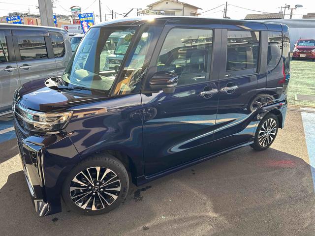 タントカスタムRS 走行467キロ 当店デモカーアップ ナビ1年保証距離無制限 パノラマモニター 純正マット サイドエアバッグ アイドリングストップ 両側電動スライドドア オート格納式ドアミラー(埼玉県)の中古車