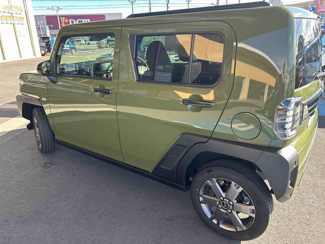 タフトGターボ クロムベンチャー 当店デモカーアップ 純正ナビ走行1591キロ 一年保証・走行距離無制限 ブルートゥース パノラマモニター クリアランスソナー オートライト LEDヘッドライト シートヒーター(埼玉県)の中古車