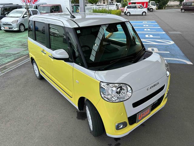 ムーヴキャンバスストライプスＧ　走行４９０キロ／ディスプレイオーディオ（埼玉県）の中古車