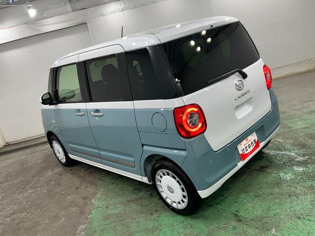 ムーヴキャンバスストライプスＧ　走行２５０４キロ／ＬＥＤヘッドライト一年保証・走行距離無制限　走行２５０４キロ　サイドエアバック　クリアランスソナー　オートマチックハイビーム　オートライト　ＬＥＤヘッドライト　ベンチシート　シートヒーター　両側電動スライドドア（埼玉県）の中古車