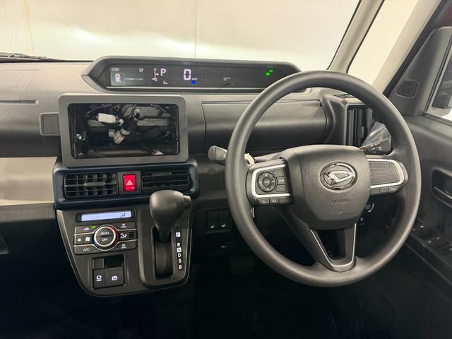 タント 中古車 Ｘ　走行６キロ／登録済未使用者保証１年間・距離無制限付き　キーフリー　シートヒーター　クリアランスソナー　片側電動スライドドア　ＬＥＤヘッドライト　オートライト