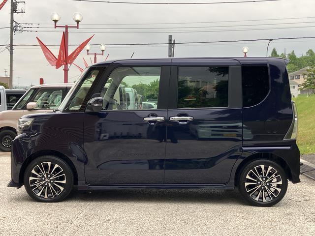 タントウェルカムシートリフトカスタムＲＳ　全方位カメラ保証　新車保証・まごころ保証　１年間・走行距離無制限付き　ＬＥＤフォグランプ　ＬＥＤヘッドランプ　電動格納ドアミラー　前席シートヒーター　キーフリーシステム　全方位カメラ　オートライト（東京都）の中古車