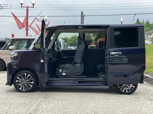 タントウェルカムシートリフトカスタムＲＳ　全方位カメラ保証　新車保証・まごころ保証　１年間・走行距離無制限付き　ＬＥＤフォグランプ　ＬＥＤヘッドランプ　電動格納ドアミラー　前席シートヒーター　キーフリーシステム　全方位カメラ　オートライト（東京都）の中古車