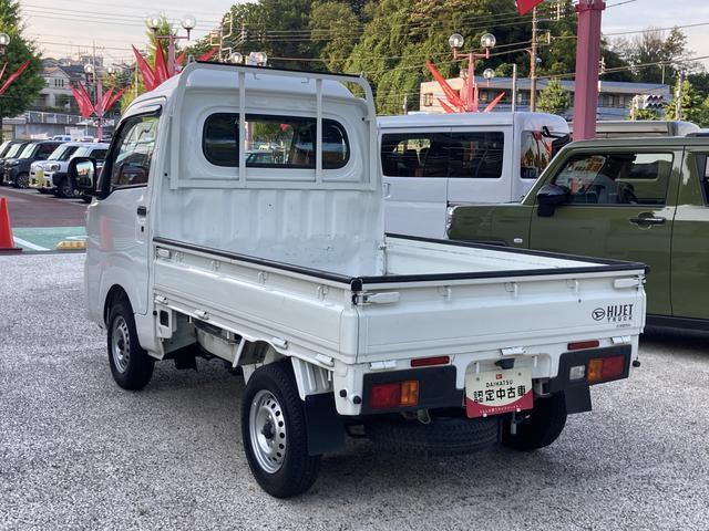 ハイゼットトラックハイルーフ 4WD プッシュスタート パワーウインドウ保証 まごころ保証 1年間・走行距離無制限付き キーフリーシステム 4WD パワーウインドウ コーナーセンサー ETC車載器 電動格納ドアミラー(東京都)の中古車