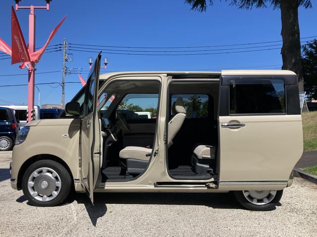 ムーヴキャンバスＸメイクアップリミテッドＳＡIII　純正ナビ　ＥＴＣ車載器保証　新車保証・まごころ保証　１年間・走行距離無制限付き　純正８インチナビ　ＥＴＣ車載器　ＨＤＭＩ接続ソケット　両側電動スライドドア　アイドリングストップ　オートエアコン　オート格納ドアミラー（東京都）の中古車