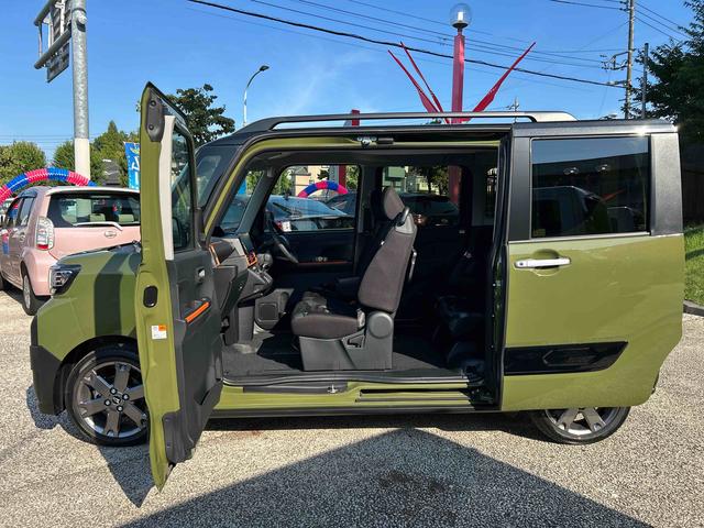 タントファンクロスターボ　届出済み未使用車　ディスプレイオーディオ保証　新車保証・まごころ保証　１年間・走行距離無制限付き　電動パーキングブレーキ　両側電動スライドドア　前席シートヒーター　コーナーセンサー　キーフリーシステム　シートバックテーブル（東京都）の中古車