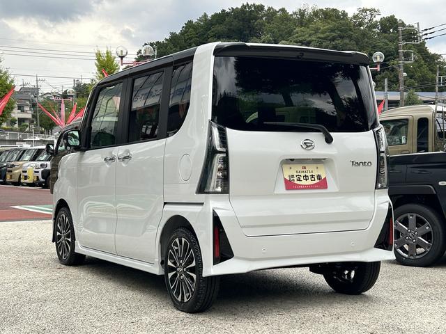 タントカスタムＲＳ保証　新車保証・まごころ保証　１年間・走行距離無制限付き（東京都）の中古車