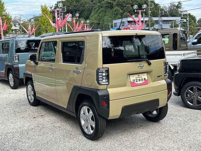 タフトＧ　前席シートヒーター　届出済み未使用車保証　新車保証・まごころ保証　１年間・走行距離無制限付き　キーフリーシステム　前席シートヒーター　電動パーキングブレーキ　コーナーセンサー　スカイフィールトップ　アダプティブクルーズコントロール（東京都）の中古車