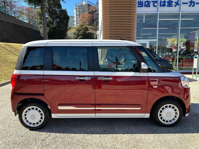 ムーヴキャンバスストライプスＧターボ　届け出済み未使用車保証　新車保証・まごころ保証　１年間・走行距離無制限付き（東京都）の中古車