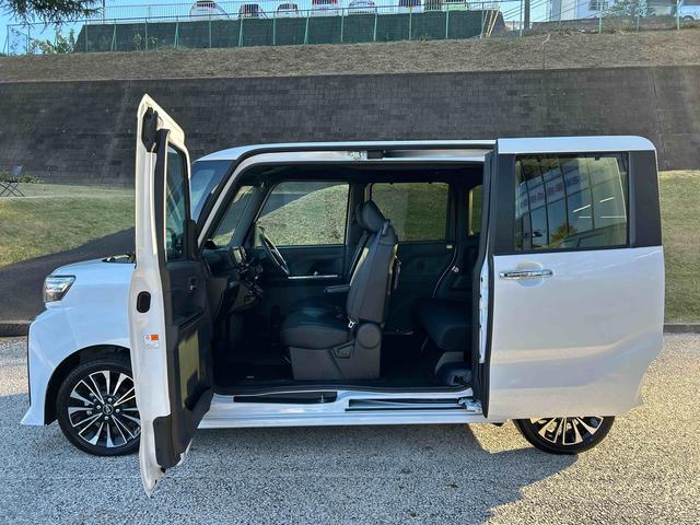 タントカスタムＲＳ　７インチフルセグメモリーナビ　ＦＲドラレコＥＴＣ　スマートアシスト　エコアイドル　バックカメラ　両側電動スライドドア（東京都）の中古車