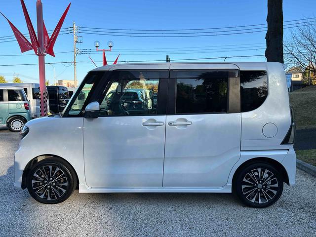 タントカスタムＲＳセレクション　ナビ　ＥＴＣ　ドラレコ保証　まごころ保証　１年間・走行距離無制限付き　純正９インチナビ　ＥＴＣ車載器　ドライブレコーダー　キーフリーシステム　パノラマモニター　ＬＥＤヘッドランプ　両側電動スライドドア　シートバックテーブル（東京都）の中古車