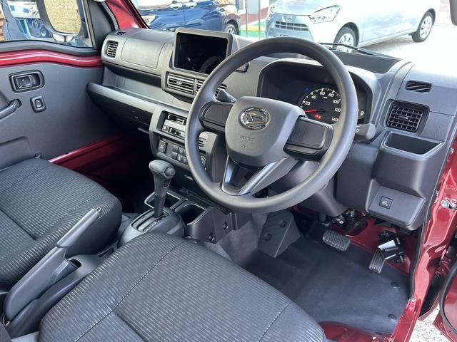 ハイゼットトラックジャンボエクストラ 届け出済み未使用車 電動格納ドアミラー保証 新車保証・まごころ保証 1年間・走行距離無制限付き LEDヘッドランプ 電動格納ドアミラー アイドリンストップ キーフリーシステム コーナーセンサー オートライト オートハイビーム(東京都)の中古車