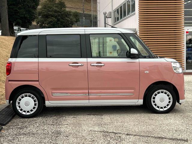 ムーヴキャンバスストライプスG 純正7インチナビ バックカメラ保証 新車保証・まごころ保証 1年間・走行距離無制限付き 純正7インチナビ バックカメラ 両側電動スライドドア 前席シートヒーター キーフリーシステム LEDヘッドランプ LEDフォグランプ(東京都)の中古車