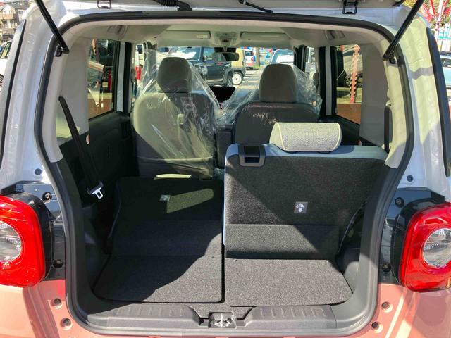 ムーヴキャンバスストライプスＧターボ　届出済み未使用車　クルーズコントロール保証　新車保証・まごころ保証　１年間・走行距離無制限付き　アダプティブクルーズコントロール　キーフリーシステム　ＬＥＤヘッドランプ　コーナーセンサー　アイドリングストップ　両側電動スライドドア（東京都）の中古車