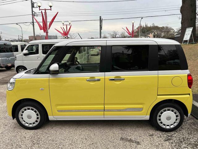 ムーヴキャンバスストライプスＧターボ保証　新車保証・まごころ保証　１年間・走行距離無制限付き（東京都）の中古車