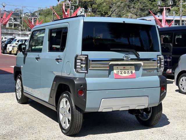タフトGターボ クロムベンチャー LEDヘッドランプ キーフリー保証 新車保証・まごころ保証 1年間・走行距離無制限付き LEDヘッドランプ キーフリーシステム アダプティブクルーズコントロール オートライト オートエアコン 前席シートヒーター(東京都)の中古車