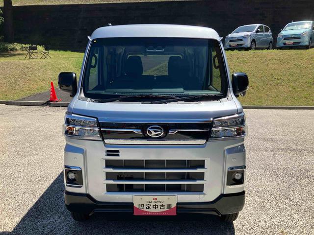 アトレーRS 届け出済み未使用車 両側電動スライドドア 4WD保証 新車保証・まごころ保証 1年間・走行距離無制限付き 両側電動スライドドア LEDヘッドランプ LEDフォグランプ キーフリーシステム コーナーセンサー 両側電動スライドドア オートライト(東京都)の中古車