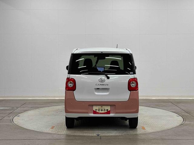ムーヴキャンバスストライプスＧターボ保証　新車保証・まごころ保証　１年間・走行距離無制限付き（東京都）の中古車
