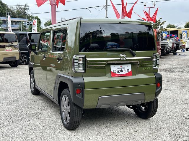 タフトＧターボ　ダーククロムベンチャー保証　新車保証・まごころ保証　１年間・走行距離無制限付き・９インチディスプレイオーディオ装備・バックカメラ・ＬＥＤヘッドライト装備（東京都）の中古車