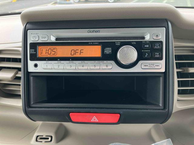 Ｎ−ＢＯＸＧＣＤデッキ／オートエアコン／運転席上下アジャスター／電動格納ミラー／カーペットマット／バイザー／左右手動スライドドア／キーフリーシステム／センタアームレスト／ホイールカバー（千葉県）の中古車