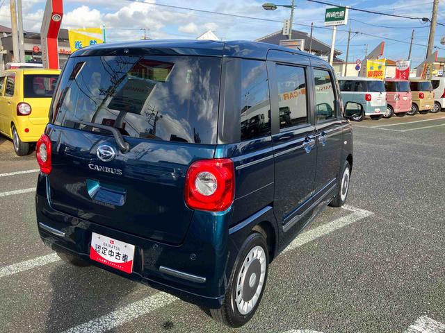 ムーヴキャンバスセオリーＧオートエアコン／キーフリーシステム／左右シートヒーター／電動パーキングブレーキ／運転席上下アジャスター／ホットカップドリンクホルダー／バックカメラ／ＬＥＤヘッドライト＆フォグランプ／カーペットマット（千葉県）の中古車