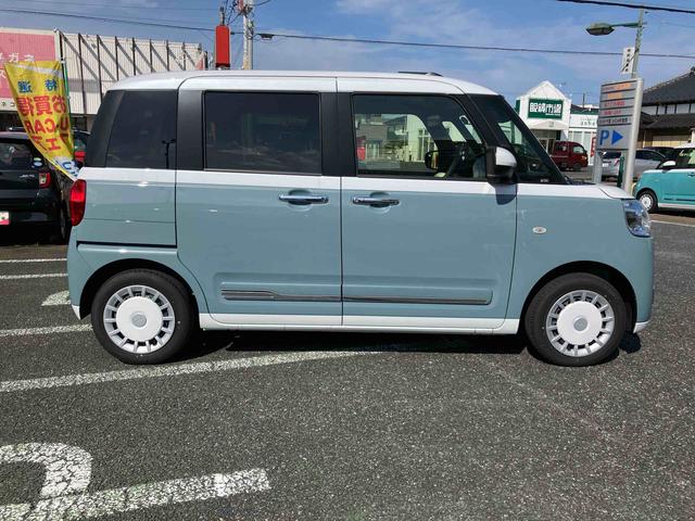 ムーヴキャンバスセオリーＧオートエアコン／電動パーキングブレーキ／運転席上下アジャスター／バックカメラ／キーフリーシステム／左右タイマー機能付きパワースライドドア／ホットカップホルダー／シートヒーター／ＬＥＤヘッドライト（千葉県）の中古車