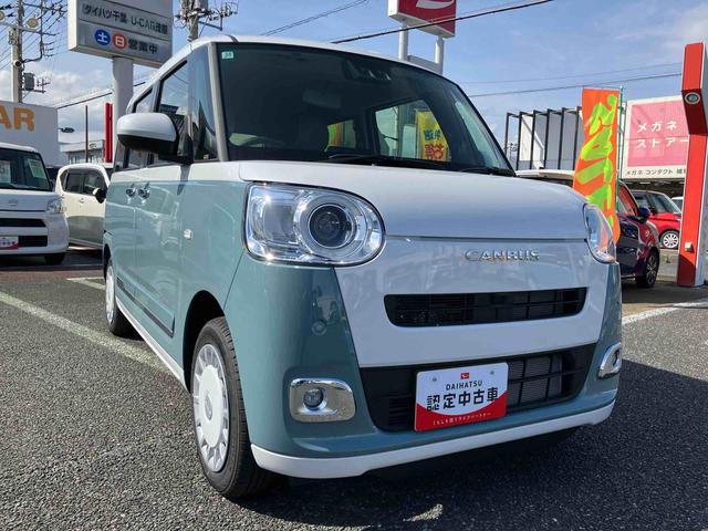 ムーヴキャンバスセオリーＧオートエアコン／電動パーキングブレーキ／運転席上下アジャスター／バックカメラ／キーフリーシステム／左右タイマー機能付きパワースライドドア／ホットカップホルダー／シートヒーター／ＬＥＤヘッドライト（千葉県）の中古車