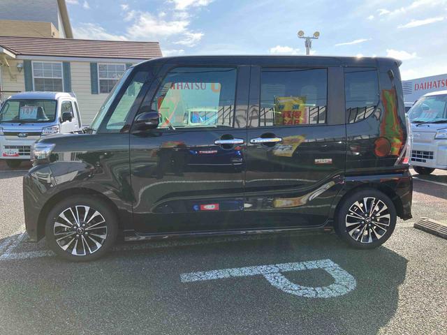 タントカスタムＲＳオートエアコン／電動パーキングブレーキ／運転席上下アジャスター／バックカメラ／キーフリーシステム／左右タイマー機能付きパワースライドドア／シートヒーター／ＬＥＤヘッドライトアルミホイール（千葉県）の中古車