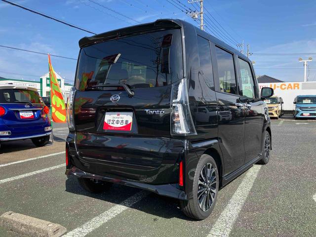 タントカスタムＲＳオートエアコン／電動パーキングブレーキ／運転席上下アジャスター／バックカメラ／キーフリーシステム／左右タイマー機能付きパワースライドドア／シートヒーター／ＬＥＤヘッドライトアルミホイール（千葉県）の中古車