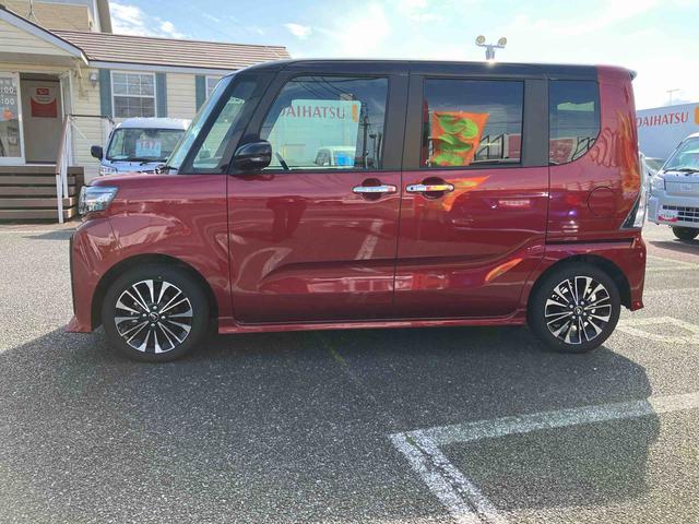 タントカスタムＲＳオートエアコン／電動パーキングブレーキ／運転席上下アジャスター／バックカメラ／キーフリーシステム／左右タイマー機能付きパワースライドドア／アルミホイール／シートヒーター／ＬＥＤヘッドライト（千葉県）の中古車