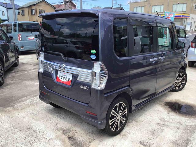 タントカスタムＲＳ　ＳＡII純正７インチメモリーナビ　両側電動スライドドア　オートエアコン　プッシュボタンスタート　キーフリー　衝突軽減ブレーキ　オートライト　電動格納ミラー　ＬＥＤヘッドランプ　ＬＥＤフォグランプ　バックカメラ（千葉県）の中古車